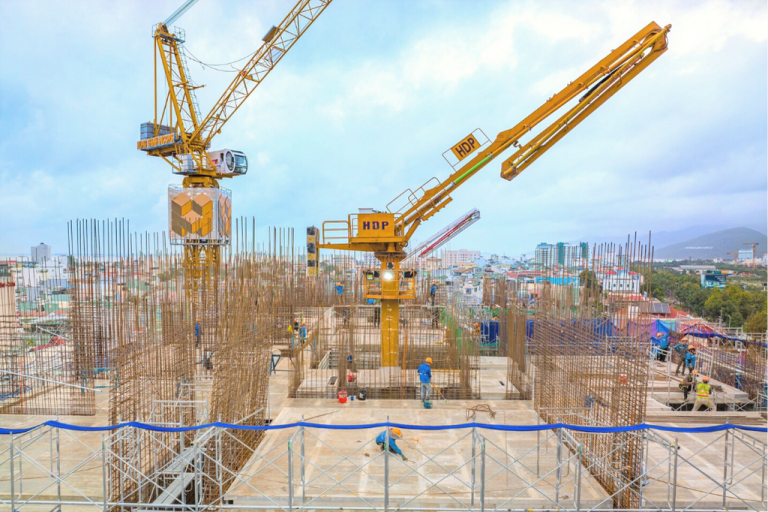 TIẾN ĐỘ XÂY DỰNG DỰ ÁN GRAND CENTER QUY NHƠN THÁNG 11.2021
