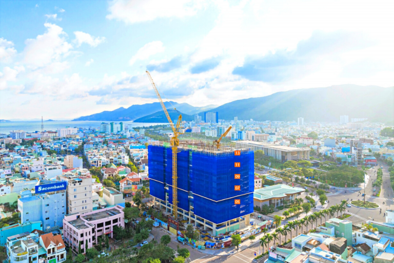 Tiến độ dự án Grand Center Quy Nhơn tháng 1/2022