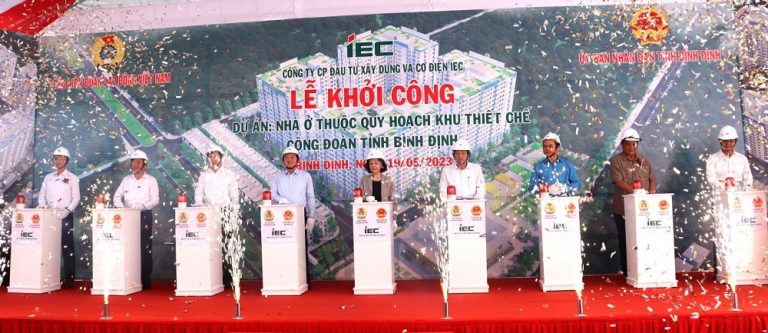 Khởi công dự án Nhà ở thuộc quy hoạch khu thiết chế công đoàn tỉnh Bình Định.